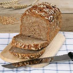 Fotoroleta jedzenie chleb razowy żółtozłoty piekarnia biologicznych