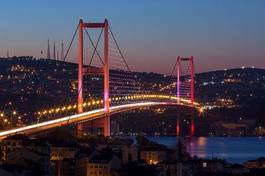 Fototapeta świt noc turcja most