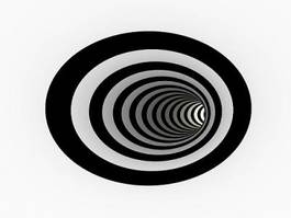 Obraz na płótnie tunel 3d spirala