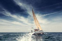 Fotoroleta wyścig włochy morze żeglarstwo
