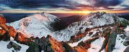 Fotoroleta alpy bezdroża panorama