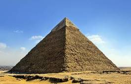 Naklejka piramida afryka egipt stary architektura