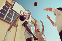 Obraz na płótnie lato koszykówka sport mężczyzna
