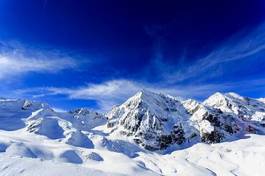 Naklejka spokojny góra szczyt panorama pejzaż