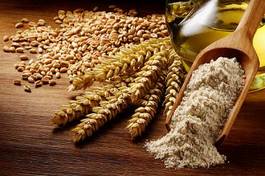 Obraz na płótnie zboże olej mąka pszenica ziarno