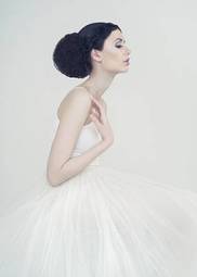 Fototapeta kobieta ładny makijaż balet zdrowy