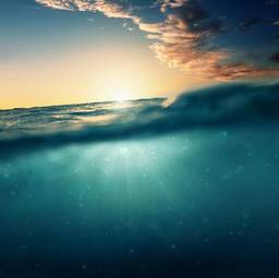 Obraz na płótnie natura fala woda morze