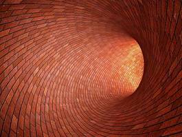 Obraz na płótnie architektura 3d tunel
