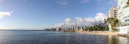 Fototapeta morze plaża hawaje krajobraz honolulu
