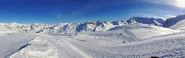 Naklejka krajobraz góra alpy śnieg