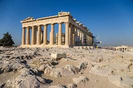 Naklejka antyczny architektura grecja widok