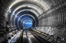 Fototapeta perspektywa rosja metro miejski