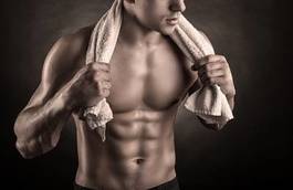Obraz na płótnie ciało siłownia pierś sport ćwiczenie