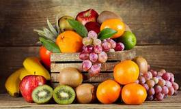 Obraz na płótnie owoc witamina świeży tropikalny