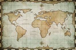 Naklejka geografia karaiby świat