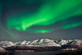 Fototapeta norwegia góra niebo