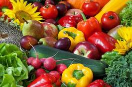 Naklejka pomidor warzywo zdrowie