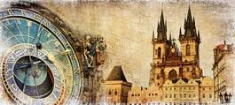 Fototapeta panorama czeski architektura stary wieża
