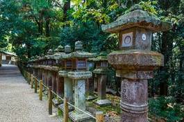 Naklejka japoński antyczny świątynia architektura azja