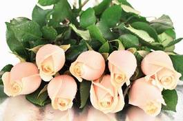 Obraz na płótnie kwiat rosa miłość bukiet piękny