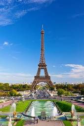 Plakat francja niebo architektura wieża
