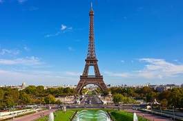 Obraz na płótnie niebo wieża francja eifel europa