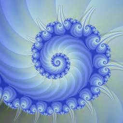 Fotoroleta spirala fraktal fantasy