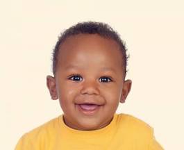 Fototapeta amerykański piękny chłopiec portret uśmiech