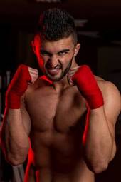 Obraz na płótnie sztuki walki boks mężczyzna