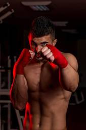 Obraz na płótnie mężczyzna boks sporty ekstremalne