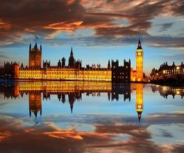 Fotoroleta narodowy londyn tamiza anglia wieża