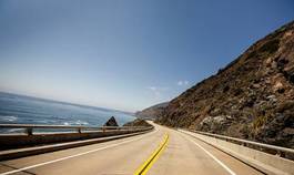 Fototapeta kalifornia wybrzeże autostrada brzeg ulica