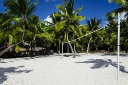 Fototapeta wyspa siatkówka plażowa lato siatkówka