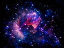 Fotoroleta galaktyka wzór noc