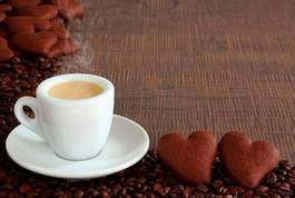Obraz na płótnie miłość expresso napój kakao