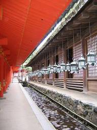 Naklejka japonia orientalne świątynia