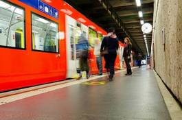 Fotoroleta metro szwajcaria stacja kolejowa architektura