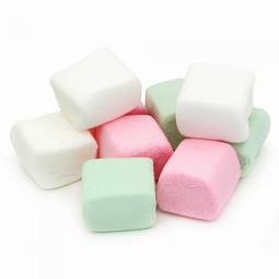 Obraz na płótnie słodki marshmallow rose biały