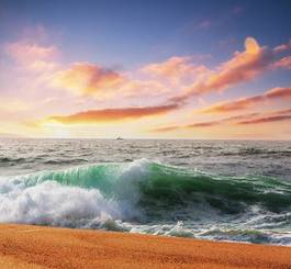 Obraz na płótnie plaża morze fala pejzaż
