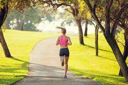 Naklejka wyścig fitness zdrowie