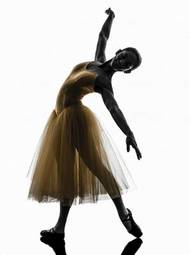 Naklejka tancerz baletnica balet kobieta dziewczynka