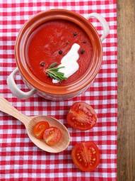 Plakat jedzenie zdrowy pieprz pomidor