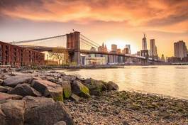 Fotoroleta brooklyn metropolia nowy jork miejski panorama