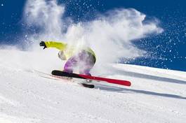 Obraz na płótnie lekkoatletka narciarz spokojny