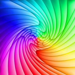 Fotoroleta kompozycja spirala fraktal loki abstrakcja