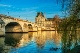 Obraz na płótnie francja pałac europa most architektura