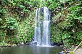 Fotoroleta las wodospad pole pejzaż natura