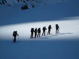Fotoroleta alpy śnieg góra sport