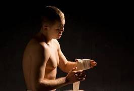 Obraz na płótnie bokser lekkoatletka boks mężczyzna sport