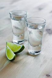 Obraz na płótnie napój tequila biały czysta